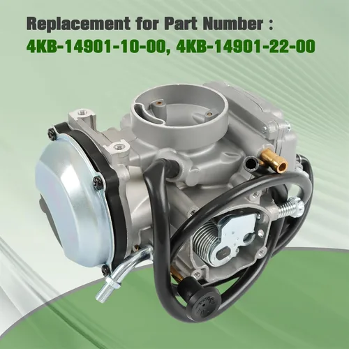 Miniatura 5 de ALL-CARB Repuesto de carburador para Yamaha Wolverine 350 YFM350FX YFM350 FX 4x4 1996-2005 Sustituye a 4KB-14901-10-00 4KB-14901-22-00
