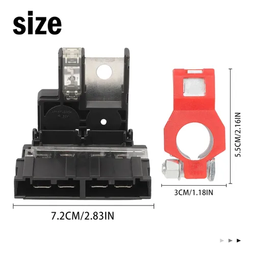Miniatura 3 de 24380-79913 Fusible de batería 24340-7F000 Abrazadera de terminal de batería positiva para 350Z 2003-2009 NV200 2013-2022 para FX35 FX45 2003-2008