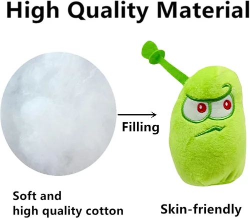 Miniatura 5 de JHESAO Juego de 3 piezas de peluche de plantas y zombis, juguete de zombis, Hypno Shroom, 1 2 muñeca zombi de delfín suave, muñeco de peluche de PVZ