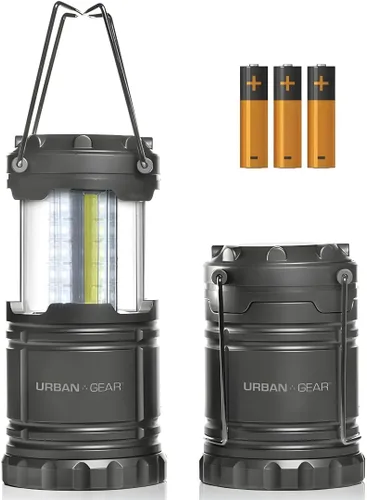 Miniatura 9 de Lewis N. Clark - Linterna de camping plegable Linterna LED portátil para uso en interiores o exteriores Lámpara impermeable con pilas incluidas