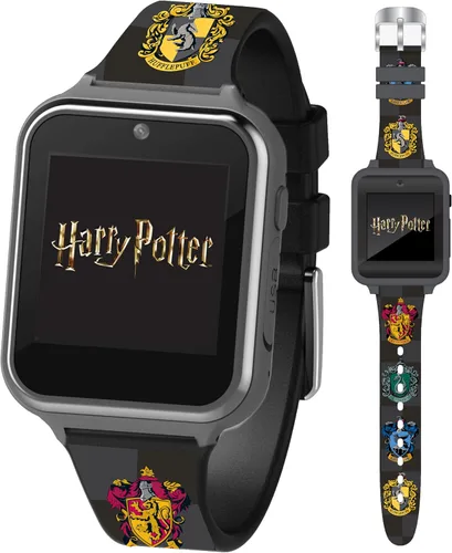 Harry Potter - Reloj inteligente para niños con pantalla táctil, grabadora de voz, contador de pasos y fondos de pantalla mágicos, 10 caras de reloj