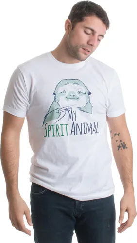Miniatura 2 de My Spirit Animal Lindo y divertido perezoso amante perezoso hombre perezoso siesta camiseta unisex