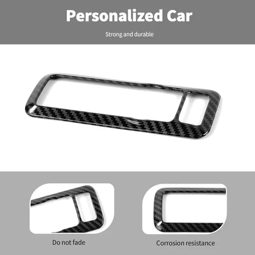 Miniatura 7 de Linskip Cubierta de control de faro compatible con Ford Bronco Sport 2021-2026, cubierta del panel del interruptor de los faros delanteros