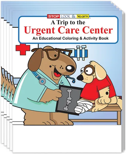Miniatura 10 de ZOCO – Visita al Centro de Atención de Urgencias – Libros educativos para colorear para niños (paquete de 50 unidades, con crayones) – Seguridad
