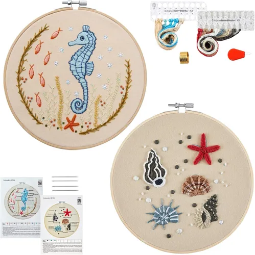 Miniatura 9 de Armindou Kits de bordado (2 piezas 6.3 in) 2083+2088