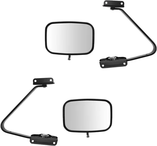 Miniatura 108 de TRQ Juego de conjunto de espejos laterales del conductor y del pasajero de 2 piezas con ajuste eléctrico, calefacción y memoria en negro Compatible