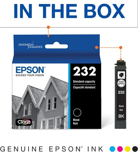 Miniatura 3 de Epson Cartucho de tinta negra T232, capacidad estándar y cartuchos de tinta combinados de colores T232, capacidad estándar