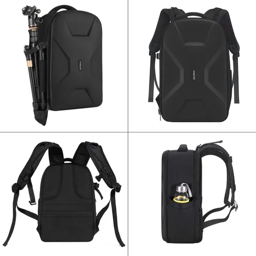 Miniatura 5 de MOSISO Mochila para cámaras réflex digital de un solo objetivo, réflex de un solo objetivo o sin espejo, funda rígida impermeable de apertura