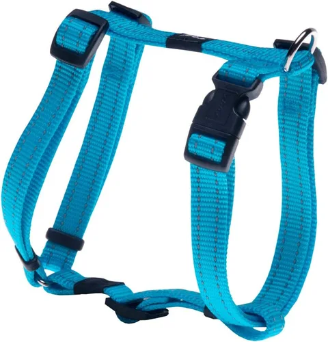 Miniatura 9 de Arnés reflectante ajustable para perros pequeños a medianos; collar y correa a juego disponibles, negro