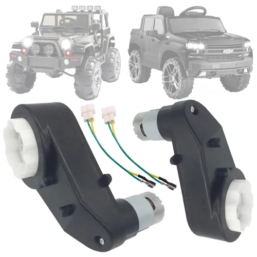weelye 2 unidades de 12 V 40000 RPM RS550 de alta velocidad, repuesto para niños que conducen Jeep, SUV, vehículos eléctricos, apertura 0.5 in
