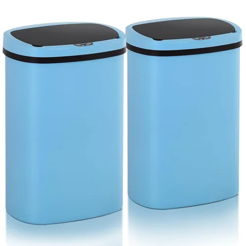 Miniatura 11 de Basurero de cocina con sensor de movimiento de 13 galones, cubo de basura con sensor automático de 50 L, cubo de basura inteligente con tapa