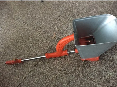 GOWE Pulverizador de mortero de estuco de aire de estilo portátil Pulverizador de yeso Pulverizador de cemento Pistola de tolva Pistola de enlucido