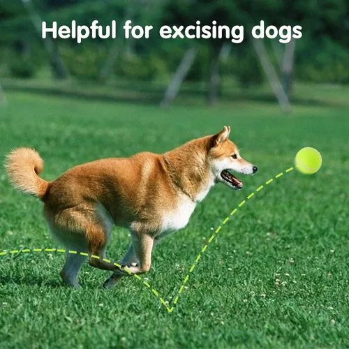 Miniatura 5 de MEKAPLE Paquete de 6 pelotas de tenis mini para jugar con mascotas, pelotas de tenis de 2 pulgadas para entrenamiento de perros pequeños, pelotas
