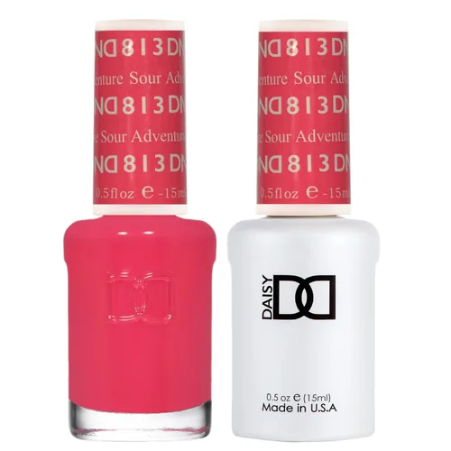 Miniatura 40 de DND - Juego de esmaltes de gel, colección rosa, esmalte de gel UV/LED y esmalte de uñas secado al aire, dúo de esmalte a juego sin astillas, 0.5