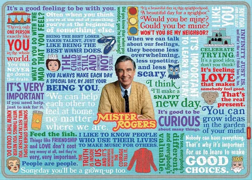 Miniatura 2 de The Unemployed Philosophers Guild Mister Rogers - Rompecabezas de 1000 piezas, incluye mini póster con arte de rompecabezas
