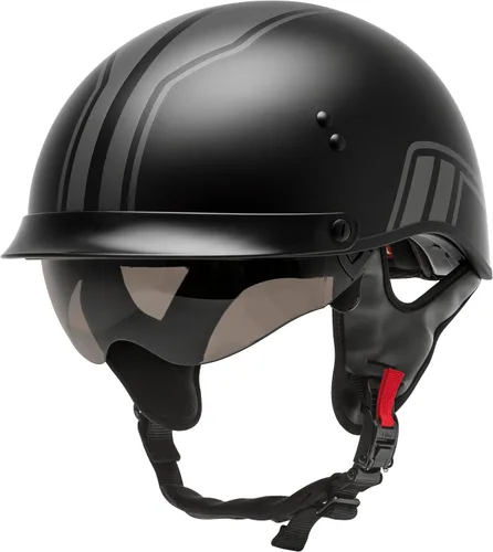 Miniatura 17 de GMAX Medio casco de retribución HH-65 - Aprobado por FMVSS 218