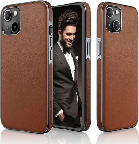 Miniatura 31 de LOHASIC Funda de piel diseñada para iPhone 13, funda clásica de lujo, suave, antiarañazos, a prueba de golpes, compatible con iPhone 13 de 6.1