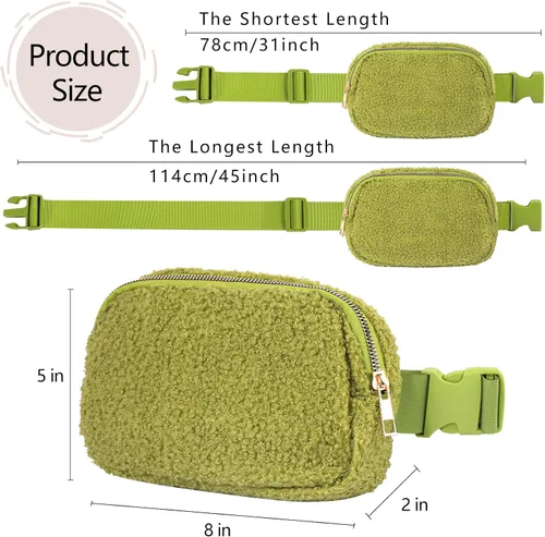 Miniatura 238 de Riñonera cruzada para mujeres y hombres, bolsa para cinturón para senderismo con correa ajustable, riñonera para correr, entrenamiento, deportes