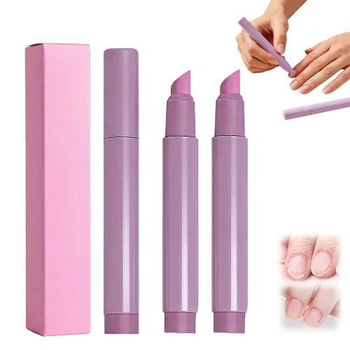 Tratamiento de cutículas para uñas colgantes, removedor de cutículas de uñas, uñas dañadas en seco, bolígrafo de cuidado de uñas 3 en 1, empujador