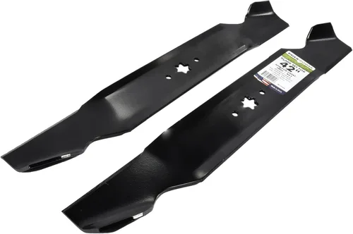 Miniatura 8 de MaxPower 561548B Juego de 2 cuchillas para muchos cortadoras MTD de 42 pulgadas, Cub Cadet, Troy-Bilt Sustituye a OEM #s 742-04308, 942-04308
