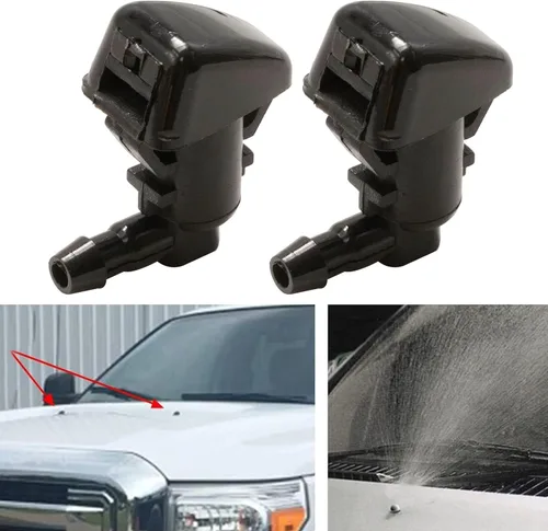 Miniatura 6 de Juego de rociadores de boquilla para limpiaparabrisas delantero, repuesto para Ford F250 F35 2011-2016 # BC3Z-17603-A (1 par)