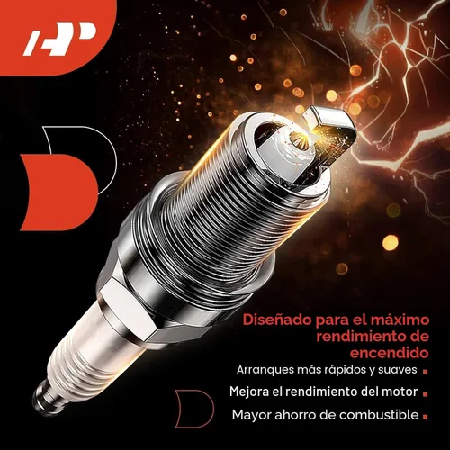 Miniatura 8 de A-Premium Paquete de 4 bujías iridio compatibles con Toyota Corolla, Prius, Yaris, 4Runner, Tacoma y Hyundai Elantra y Subaru Forester y Honda