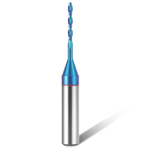 Miniatura 16 de HQMaster Broca de nariz de bola de enrutador de corte ascendente de 1/4 pulgadas de vástago de carburo sólido Broca de enrutador CNC