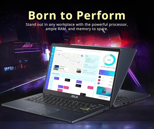 Miniatura 2 de ASUS Laptop de 14 pulgadas para negocios y estudiantes, pantalla FHD de 14 pulgadas, Intel Celeron N4500, 1 año de Microsoft 365, memoria de 4 GB
