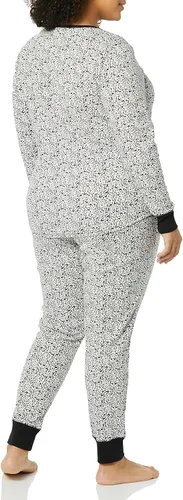 Miniatura 4 de Amazon Essentials Conjunto de pijama de algodón ajustado para mujer - Colores descontinuados