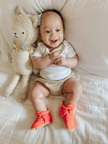 Miniatura 8 de Robeez - Botines con cierre a presión para bebés, zapatos para niños y niñas de 0 a 12 meses