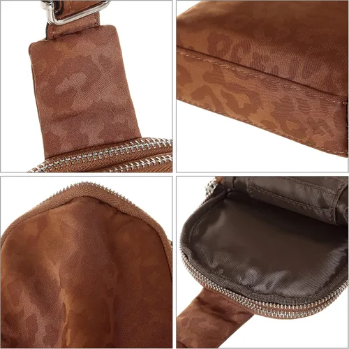 Miniatura 4 de Bolso bandolera pequeño, riñoneras de tela de nailon para mujeres, viajes, senderismo, caminar, regalos para ella