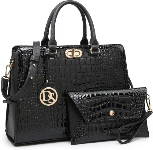 Dasein Bolsos de Mano para Mujeres Carteras Bolsos de Trabajo para Damas Cartera Satchel Tote con Asa Superior Bolsos de Hombro con Clutch a Juego