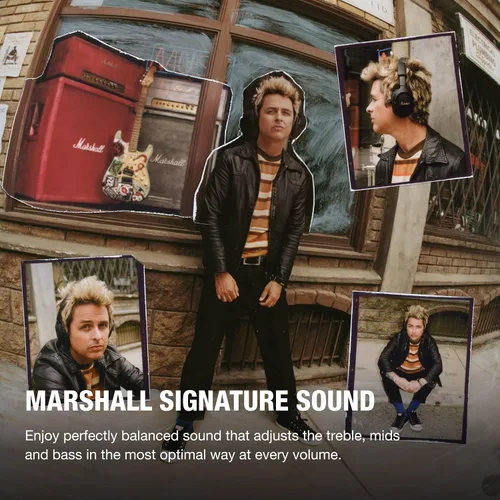 Miniatura 3 de Marshall Monitor III A.N.C. Auriculares Bluetooth Over-Ear – Cancelación activa de ruido con micrófono Más de 100 horas de tiempo de reproducción