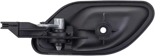 Miniatura 3 de Brock Manija de repuesto para pasajeros en el interior de la puerta, manija cromada interior con carcasa negra para parte delantera o trasera