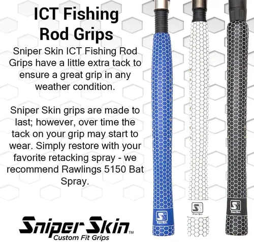 Miniatura 2 de Agarre para caña de pescar SNIPER SKIN - Accesorios de equipo de pesca - Impermeable y ajustable - Fácil de instalar, fuerte agarre de reemplazo