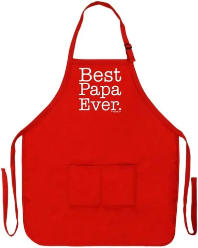 Miniatura 25 de Best Grandpa Papa Gramps Pop-Pop o Poppy Ever - Delantal ajustable con pechera de dos bolsillos