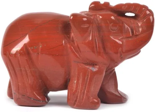 Miniatura 11 de Angelstones Figura de piedra preciosa de elefante pirita, cristal curativo, tótem de animal, piedra espiritual, 2 pulgadas