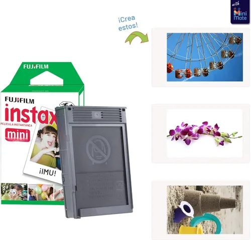 Miniatura 5 de Fujifilm Cámara instantánea Instax Mini 12 + paquete de accesorios MiniMate y funda personalizada compatible + paquete económico de película Fuji