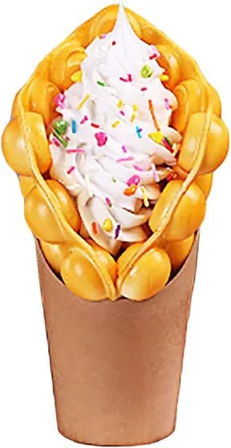 Miniatura 11 de ALDKitchen Exhibidor de gofres de burbujas Waffle de burbujas artificiales para restaurantes Decoración de alimentos (18)