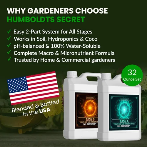 Miniatura 4 de El mejor sistema base de nutrientes, paquete base secreto Humboldts a y b, fertilizante/nutriente liquido para cultivos de flores y etapas