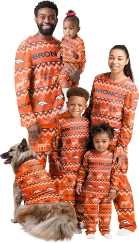 Miniatura 13 de FOCO NFL womens Nfl Team Ugly Pattern Matching Set Family Holiday Pajamas