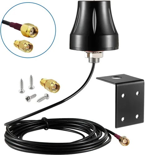 Miniatura 11 de 10dBi Antena WiFi de largo alcance de doble banda 2.4GHz 5GHz de fibra de vidrio para enrutador WiFi PCI-E Tarjeta de red Repetidor Cámara IP