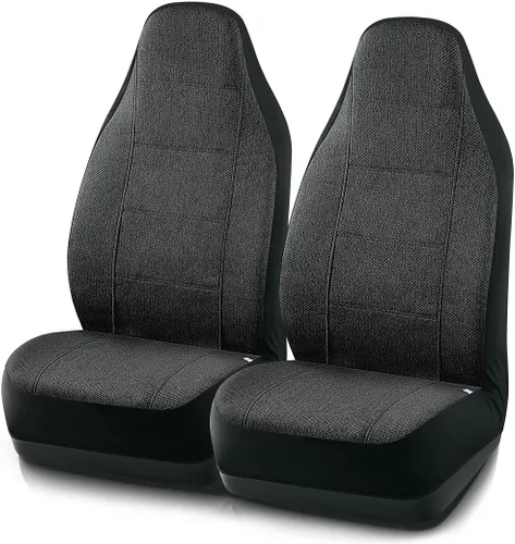 Miniatura 2 de Road Comforts Fundas de asiento de coche para asiento delantero, respaldo alto, protector de asiento de lino transpirable resistente, compatible