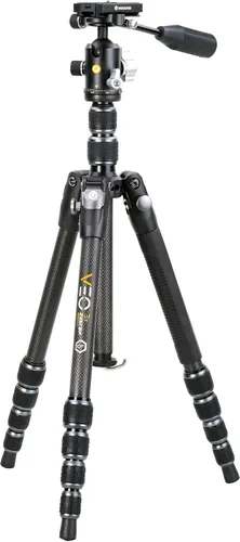 Miniatura 17 de Vanguard VEO3T204ABP Trípode de viaje de aluminio con cabeza de bola, mango extraíble y zapata rápida con soporte integrado para teléfono inteligente