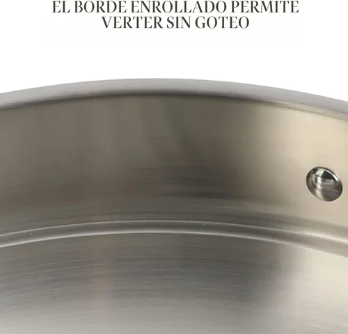Miniatura 6 de Martha Stewart Castelle - Juego de ollas y sartenes de cocina de 10 piezas de acero inoxidable 18/8 duradero, seguro para inducción, no tóxico