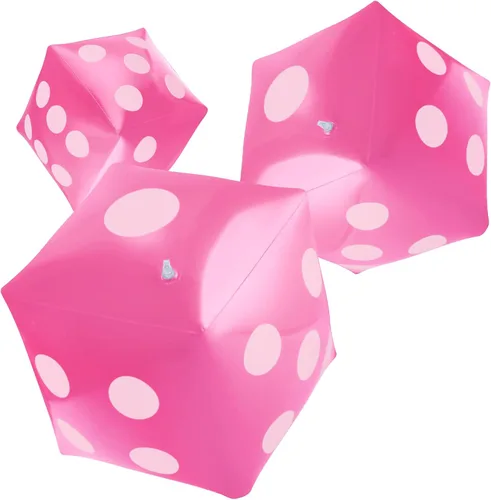 Miniatura 16 de Blulu Paquete de 3 Dados Inflables Grandes Dados Inflables Gigantes Jumbo para Juegos de Mesa en Interiores y Exteriores Ludo Favor de Fiesta