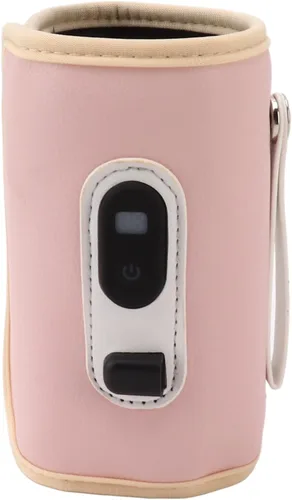 Miniatura 2 de HEEPDD Calentador de biberones portátil con 5 ajustes de temperatura, alimentado por USB, 3 minutos, calor rápido, tamaño compacto, para leche