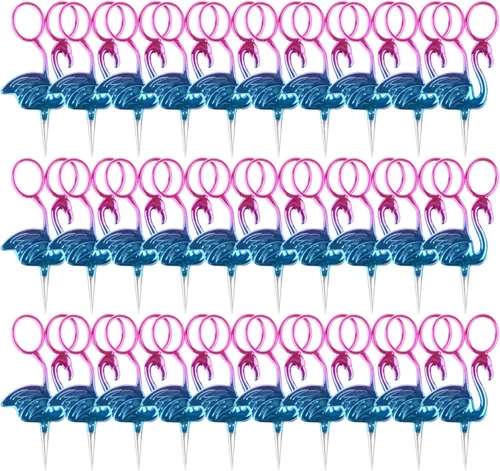 Miniatura 7 de JubileeYarn - Tijeras para bordar, diseño de flamenco, color rosa, 1 par Rosa flamenco
