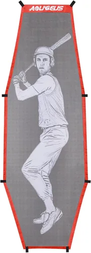 Miniatura 8 de Maniquí de bateo de sóftbol de béisbol, objetivo de lanzamiento, con accesorio de zona de golpe ajustable, ayuda de lanzamiento para una mayor