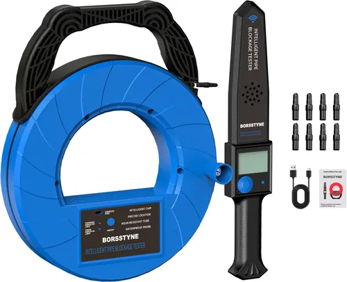 Localizadores de tuberías Detector de bloqueo de precisión para tuberías de agua tuberías subterráneas Tubos de PVC Tubos de metal Tubos de pared